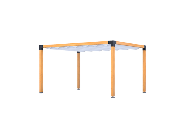 Douglas pergola, 324 x 434 cm verando, living - afbeelding 1 van  6