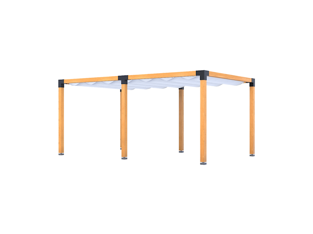 Douglas pergola, 324 x 534 cm verando, living - afbeelding 1 van  6
