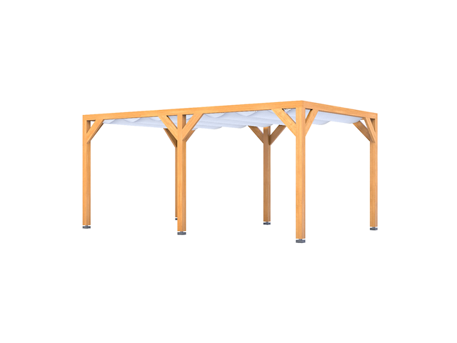 Douglas pergola, 324 x 534 cm verando, pure - afbeelding 1 van  6