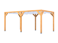 Douglas pergola, 324 x 534 cm verando, pure - afbeelding 1 van  6