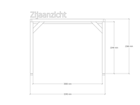 Douglas pergola 324x434cm verando, pure - afbeelding 4 van  6