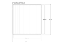 Douglas pergola 404 x 390 cm, verando, orgin - afbeelding 2 van  6
