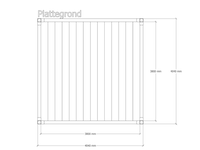 Douglas pergola, 404 x 404 cm verando, living - afbeelding 2 van  6