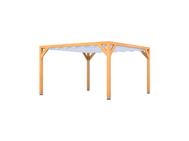 Douglas pergola, 404 x 404 cm verando, pure - afbeelding 1 van  6