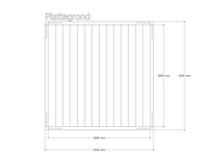 Douglas pergola, 404 x 404 cm verando, pure - afbeelding 2 van  6