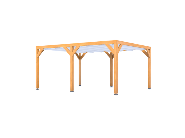 Douglas pergola 404 x 520 cm verando, orgin - afbeelding 1 van  6