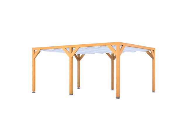 Douglas pergola, 404 x 534 cm verando, pure - afbeelding 1 van  6