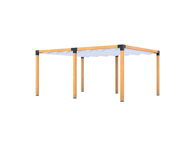 Douglas pergola 404x534cm verando, living - afbeelding 1 van  6