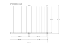 Douglas pergola 404x534cm verando, living - afbeelding 2 van  6