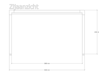 Douglas pergola 404x534cm verando, living - afbeelding 4 van  6