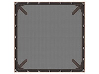 Douglas pergola met schaduwdoek - 400x300x232 cm - afbeelding 2 van  4