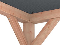 Douglas pergola met schaduwdoek - 400x300x232 cm - afbeelding 4 van  4