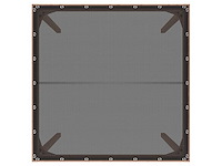 Douglas pergola "silvano" met zonweringdoek - 324x324x250 cm - afbeelding 2 van  7