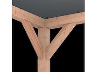 Douglas pergola "silvano" met zonweringdoek - 324x324x250 cm - afbeelding 3 van  7