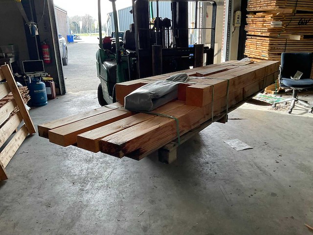 Douglas pergola "silvano" met zonweringdoek - 324x324x250 cm - afbeelding 4 van  7