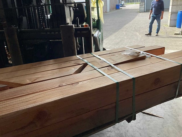 Douglas pergola "silvano" met zonweringdoek - 324x324x250 cm - afbeelding 5 van  7