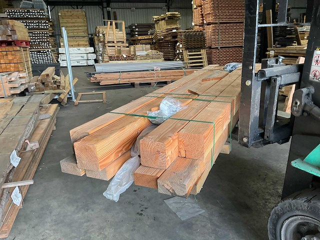 Douglas pergola "silvano" met zonweringdoek - 324x324x250 cm - afbeelding 6 van  7