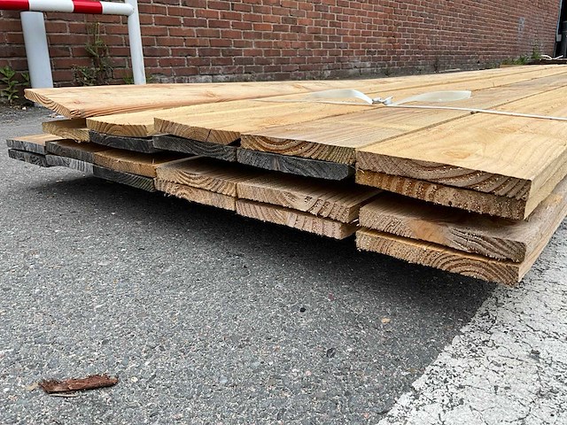 Douglas plank 4000x16x144 mm (21x) - afbeelding 3 van  3