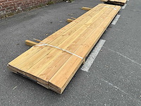 Douglas plank 4000x16x144 mm (25x) - afbeelding 1 van  5