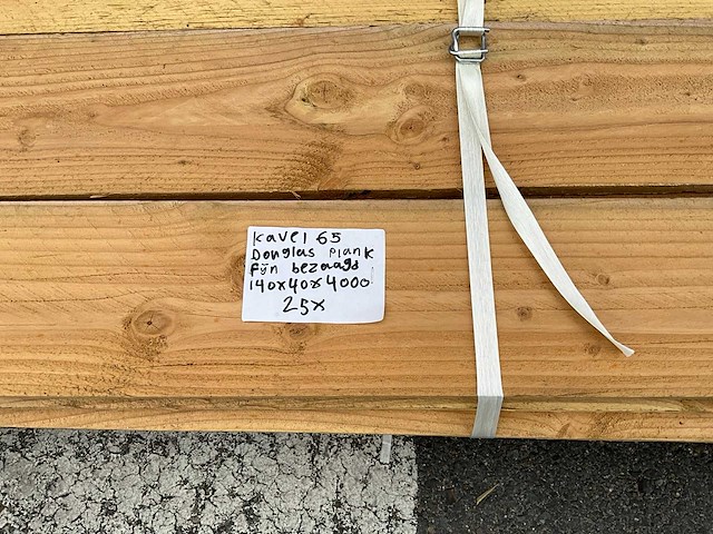 Douglas plank 4000x16x144 mm (25x) - afbeelding 5 van  5
