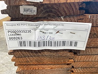Douglas plank blokhutprofiel 300x19,5x2,8 cm (54x) - afbeelding 7 van  8