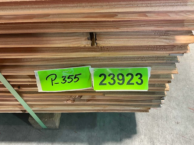 Douglas plank blokhutprofiel 300x19,5x2,8 cm (54x) - afbeelding 8 van  8