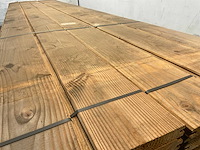 Douglas plank blokhutprofiel 400x19,5x2,8 cm (30x) - afbeelding 2 van  3
