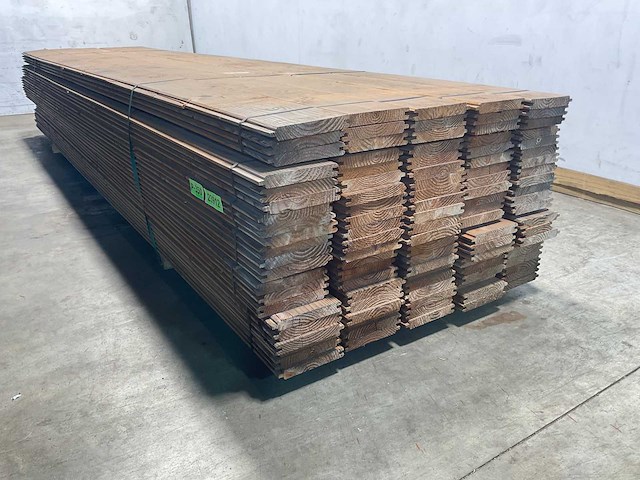 Douglas plank blokhutprofiel 400x19,5x2,8 cm (30x) - afbeelding 5 van  8