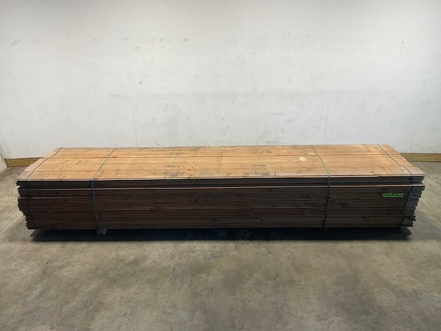 Douglas plank blokhutprofiel 400x19,5x2,8 cm (60x) - afbeelding 2 van  7