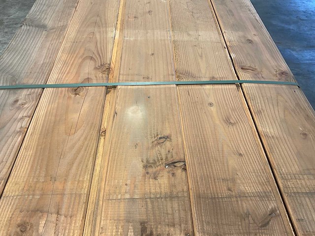 Douglas plank blokhutprofiel 400x19,5x2,8 cm (60x) - afbeelding 3 van  5