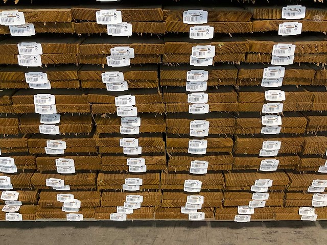 Douglas plank fijnbezaagd 180x14x1,5 cm (195x) - afbeelding 7 van  9