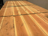 Douglas plank fijnbezaagd 300x14x1,5 cm (128x) - afbeelding 3 van  8