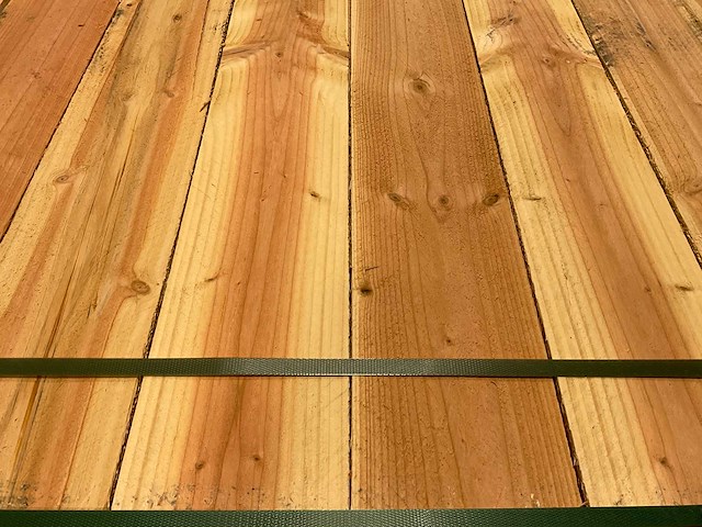 Douglas plank fijnbezaagd 300x14x1,5 cm (128x) - afbeelding 4 van  8