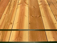 Douglas plank fijnbezaagd 300x14x1,5 cm (128x) - afbeelding 4 van  8