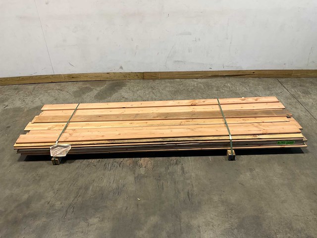 Douglas plank gedroogd en geschaafd 300x14x1,8 cm (39x) - afbeelding 2 van  9