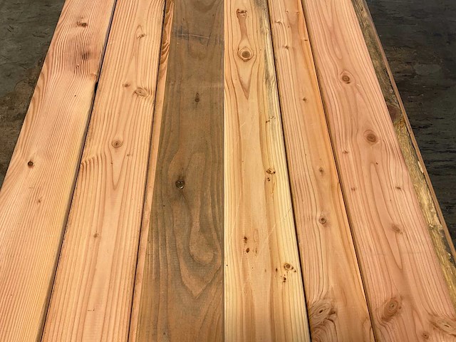 Douglas plank gedroogd en geschaafd 300x14x1,8 cm (39x) - afbeelding 4 van  9