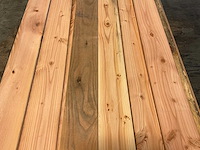 Douglas plank gedroogd en geschaafd 300x14x1,8 cm (39x) - afbeelding 4 van  9
