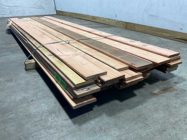 Douglas plank gedroogd en geschaafd 300x14x1,8 cm (39x) - afbeelding 6 van  9