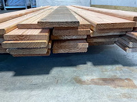 Douglas plank gedroogd en geschaafd 300x14x1,8 cm (39x) - afbeelding 7 van  9