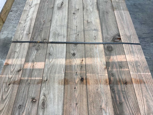 Douglas plank gedroogd geschaafd - 300x14,5x2 cm (74x) - afbeelding 4 van  8