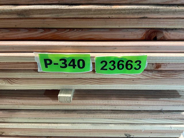 Douglas plank gedroogd geschaafd - 300x14,5x2 cm (74x) - afbeelding 7 van  8