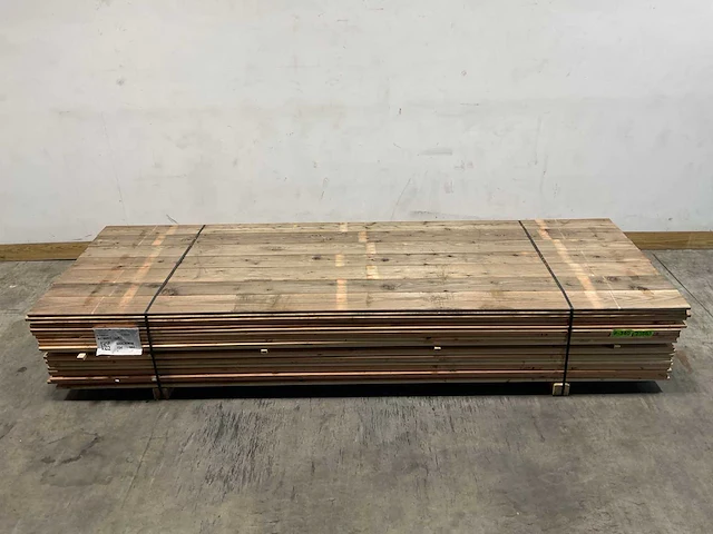 Douglas plank gedroogd geschaafd - 300x14,5x2 cm (74x) - afbeelding 2 van  8