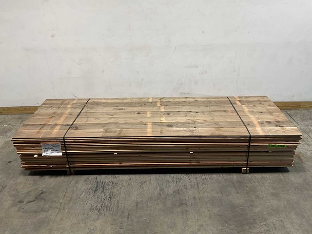 Douglas plank gedroogd geschaafd - 300x14,5x2 cm (75x) - afbeelding 2 van  8