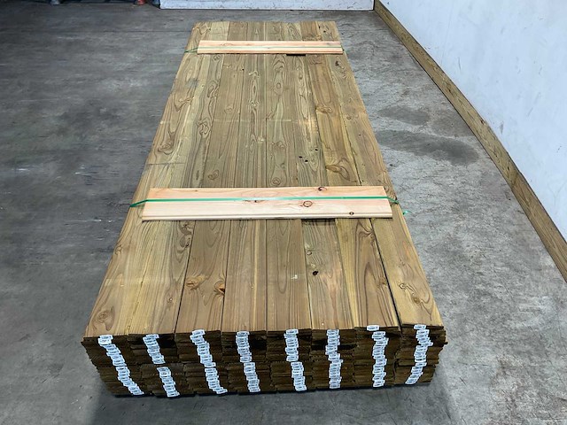 Douglas plank geschaafd 300x14x1,6 cm (170x) - afbeelding 5 van  9