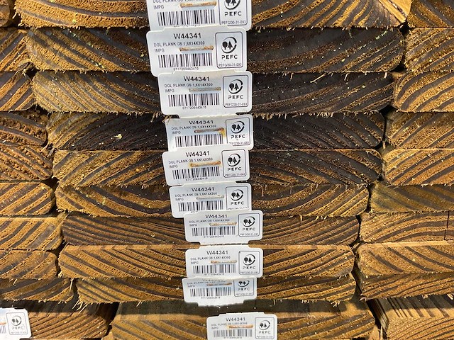 Douglas plank geschaafd 300x14x1,6 cm (170x) - afbeelding 9 van  9