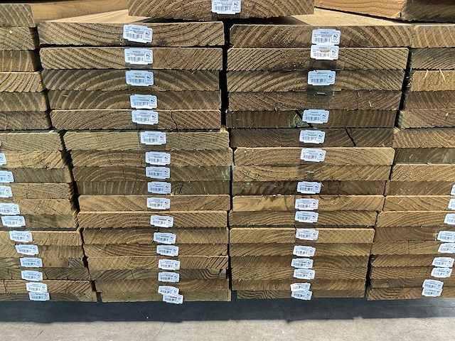 Douglas plank geschaafd/fijnbezaagd 400x24,5x2,8 cm (40x) - afbeelding 5 van  7