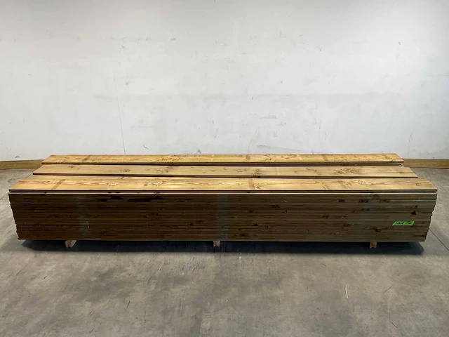 Douglas plank geschaafd/fijnbezaagd 400x24,5x2,8 cm (40x) - afbeelding 2 van  8