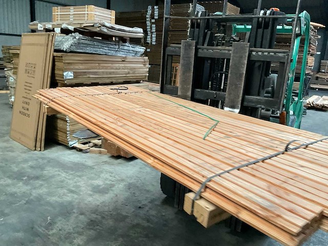 Douglas plank mes- en groef - 224x14,5x2,8 cm (13x) - afbeelding 5 van  12