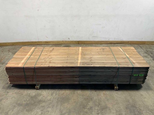 Douglas plank mes- en groef - 300x15x2,2 cm (100x) - afbeelding 2 van  8