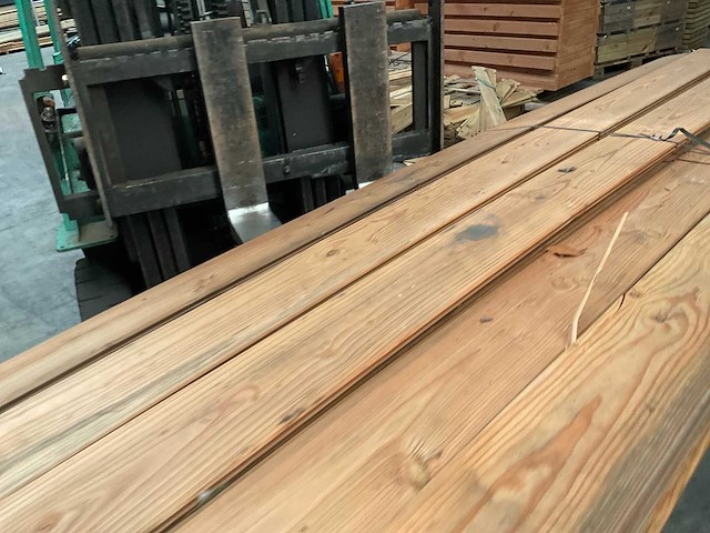 Douglas plank mes- en groef - 500x18x1,8 cm (16x) - afbeelding 3 van  14